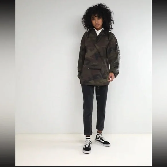 Obey  Propaganda Nylon Hooded Pullover Jacket ASOS - Picture 8 of 16